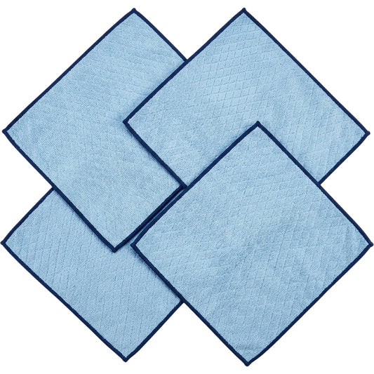 Zidid Diamond-Weave Automotive Glass Cloths 40 cm Set of 4 - Product view