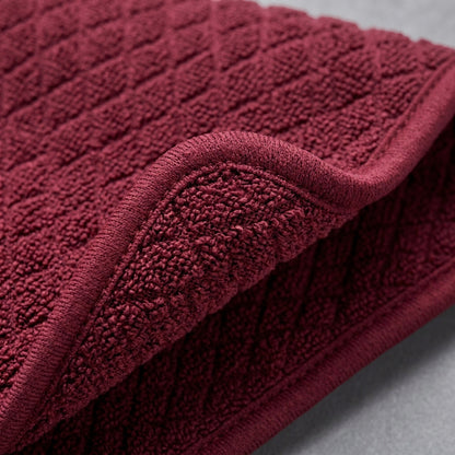 Zidid Diamondfold Microfiber Car Drying Cloth 18 x 24 in Burgundy 3 Pack - Detail view