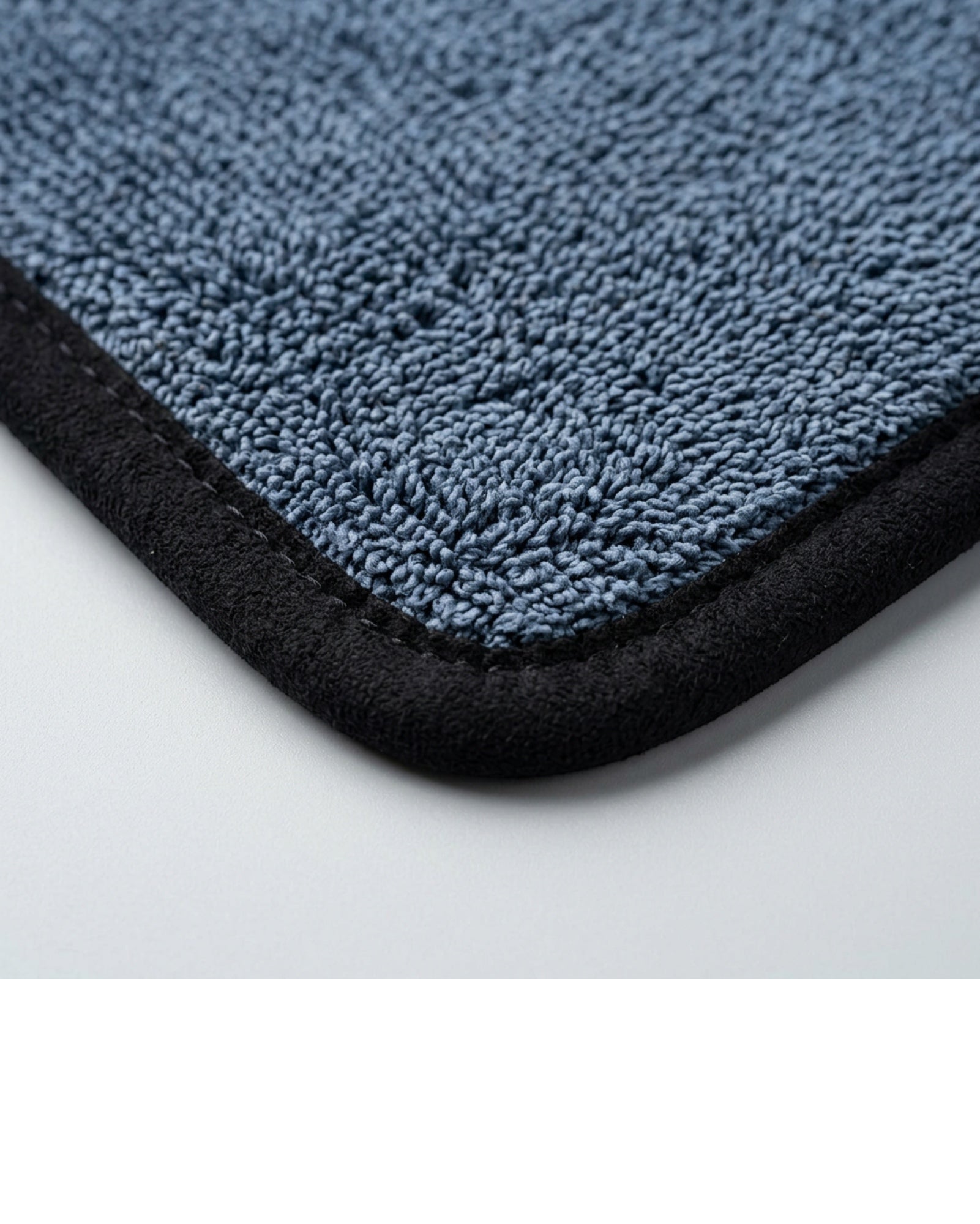 Zidid Twisted-Loop Car Drying Towel 60 × 90 cm Slate Blue - Detail view