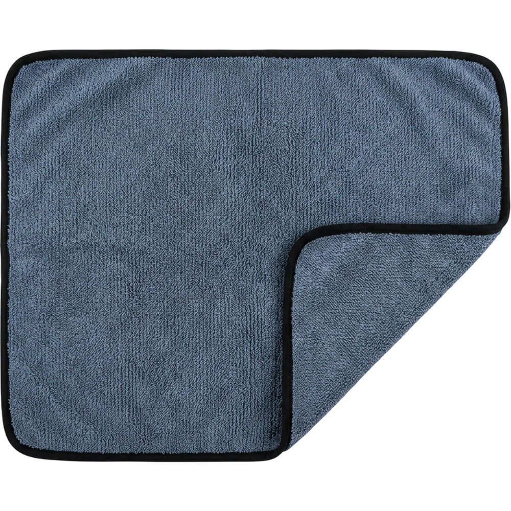 Zidid Twisted-Loop Car Drying Towel 60 × 90 cm Slate Blue - Product view