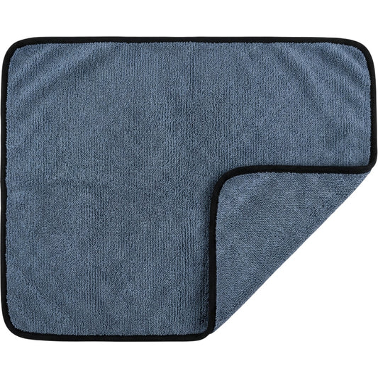 Zidid Twisted-Loop Car Drying Towel 60 × 90 cm Slate Blue - Product view